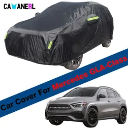 Capas à prova d'água para o sol do carro, chuva, neve, poeira, vento, prevenção, capa para Mercedes Benz GLAClass GLA180 GLA200 GLA250 GLA45 AMGHKD230628