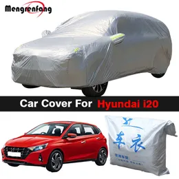 Coperture Auto Auto Outdoor AntiUV Parasole Pioggia Neve Polvere Prevenire Copertura Per Hyundai i20 Elite i20HKD230628