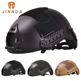 Тактические шлемы Тактический защитный шлем для верховой езды на открытом воздухе Тактические аксессуары Боевой шлем Fast HelmetHKD230628