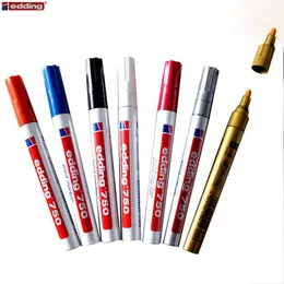 Marcadores 4 PCS Alemanha EDDING 750 Tinta Marcador Colorido Caneta 2mm Marcador de Aço de Alta Qualidade