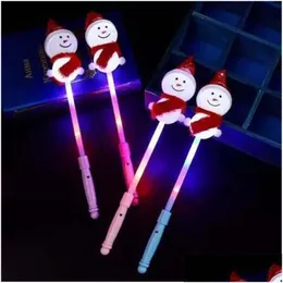 LED -lätta pinnar som blinkar upp Glowing Rose Star Heart Magic Wands Party Night Activity Concert Carnivals Props Kids Toy ZM1017 Drop DHEB4