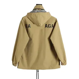Gorąca wyprzedaż Paris Designer Męskie kurtki klasyczne cola fala z kapturem BA Print V4 T-shirt Wodoodporna kurtka górna ubranie
