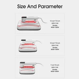 Kabartma Mini Isı Pres Makinesi Termal Transfer Cihazı 0999S Zamanlama Kupa Giysileri Kap plakası için Ayarlanabilir Baskı Isıtma Aracı