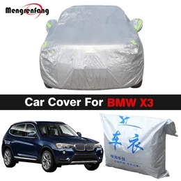 Cobre carro completo para bmw x3 20032022 suv ao ar livre antiuv sombra de sol chuva neve vento prevenir capa para todo o tempo adequadohkd230628