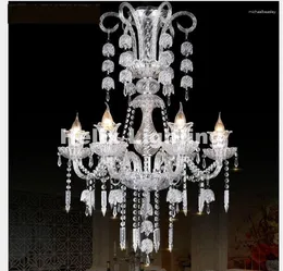 Lustres Vendendo Chegada Claro Luxuoso Exportação K9 Lustre de Cristal 6/8/10/12Arms Classe A