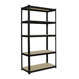 5 Tier Shelving Unit Adjustable Garage Storage Utility Rack Shelves