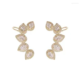 Collana Orecchini Set Fashion Est Luxury CZ Geometric Chain Earring Party Wedding Jewelry For Women Accessori N-289