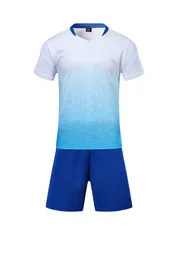 Andningsbar snabbtorkande grossistfotbollsdräkt Set Sweat-Absorbent andningsbar vuxen- och barn Fotbollsträning SPOT SPOT SHORT SLEEVE FOO