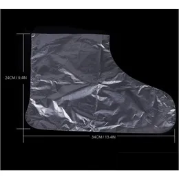علاج القدم 100 قطعة / الحقيبة PE البلاستيك المتاح Ers لمرة واحدة الجوارب لإزالة السموم سبا باديكير منع العدوى أدوات العناية Jk2007Xb Dro Dhlq9