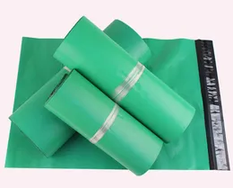 Envelopes 100pcs 17*30cm green Poly Mailer Plastic Shipping Mailing Bag Envelopes Polybags Strong Plastic Seal Postage Bags Free Shipping