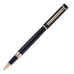 Pens Picasso Pimio 908 clipe preto e dourado 0,5mm Black Roller Ball Roller Ball Pen com Caixa de presente original Canetas de esfero