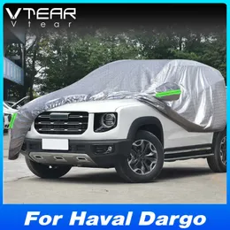Covers Vtear Car Cover Outdoor Exterior Snow Sunshade Dustproof Protection Parts Decoration Accessories Products For Haval Dargo 2023HKD230628