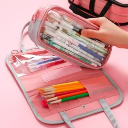 가방 옥스포드 연필 사례 학교 용품 에스투치 escolar trousse scolaire 스타일로 칼리 크스 estuches para el colegio pencilcase box