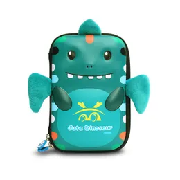 Case Cool 3D Dinosaur Kids Case Case Women Makeup Bag Cosmetics Case Pen Box per borse a matita di cartoleria scolastica Titolare di grandi dimensioni