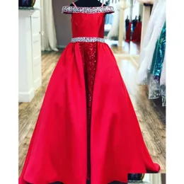 Vestidos para concursos femininos Vestido Little-Miss para adolescentes Juniors Toddlers 2021 Royal-Blue Renda Beading Ab Stones Crystal Long Prom Gown Ki Dheuq