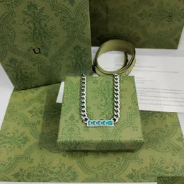 Naszyjniki wiszące projektant mody dla kobiet klasyczne marki vintage para biżuterii Personalizowana dostawa wakacji DHDZ9