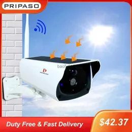 1080p WiFi Solar Camera HD IP67 Vattentät utomhusövervakning Solar CCTV Cam Two Way Audio Wireless IP Cam for Home Security L230619