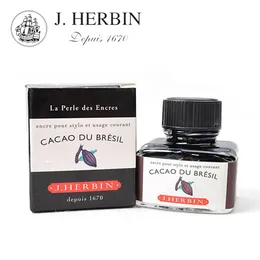 펜 J.herbin 잉크 매끄러운 쓰기 컬러 염료 만년필 잉크 리필 잉크 수채화 문구 학교 30ml 드로잉 사무용품