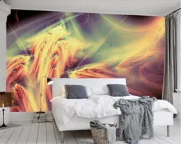 Wallpapers Custom Wall Mural Wallpaperred Dazzling Colorful Texture 3d Stereoscopic Wallpaper TV Background Po Modern