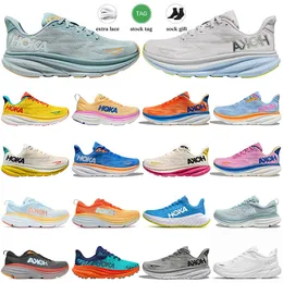 Hoka One One Clifton 8 Atletik Ayakkabı Koşu Ayakkabıları Ücretsiz İnsanlar Bondi 8 Carbon X 2 Spor Ayakkabısı Şok Emici Yol Modası Bayan Üst Tasarımcı Kadın Erkek Beden 36-45