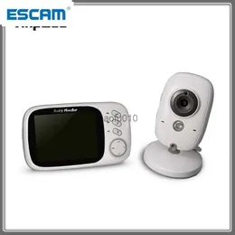 3,2-дюймовый беспроводной радионяня Электронное видео для младенцев 2-сторонняя аудиокамера для няни Монитор температуры ночного видения Новый ESCAM VB603 L230619
