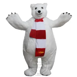 New Adult Polar Bear Mascot Costume Fancy dress carnival Birthday Party Plush costume