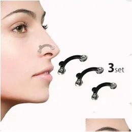 Other Body Sculpting Slimming Nose Up Lifting Sha Clip Clipper Shaper Bridge Straightening Beauty Corrector Mas Tool 3 Sizes No Pa Dh3Hz