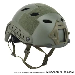 Taktiska hjälmar Taktisk militärhjälm Airsoft Assault Combat Fast PJ Type Hjälm paintball Shooth Outdoor Bicycle Cykling Protective Helmet 230628