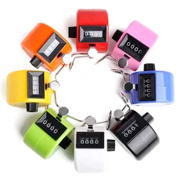 100pcs New 4 Digit Number Hand Held Manual Tally Counter Digital Golf Clicker Training Handy Count Counters