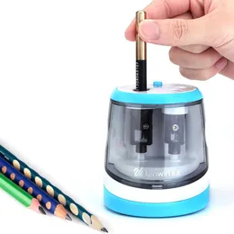 Sharpeners Tenwin Lápis elétrico Sharpen Bole Dual Switch Switch Pencil Sharpiner para lápis de 612 mm de diâmetro portátil 8016