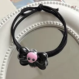 Hair Clips Bone/ /Bowknot/Wing/ Scrunchies Punk Elastic Ropes Soft Spring Accessories For Girls