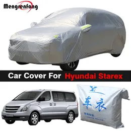 Coperture Auto MPV Outdoor AntiUV Tenda Da Sole Pioggia Neve Polvere Copertura di Protezione Per Hyundai Starex H1 H300 Huiyi i800HKD230628