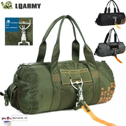 Mochila mochila LQARMY tático pára-quedas esporte mochila 1000D nylon viagem ao ar livre cinto bolsa de acampamento tática crossbody 230627