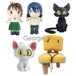 Nadziewane pluszowe zwierzęta suzume no toJimari Plush Toys Cute Anime Cat Soft Schled Cartoon Dolls Peluche Toy na dzieciak urodziny świąteczny prezent domowy wystrój domu J230628