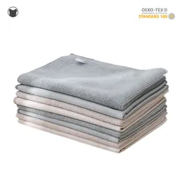 Cleaning Cloths 5pcs Microfiber DishCloth Double Sided Absorbent Towel for Kitchen Multifunction Bathroom Towels Kitchen and Household Goods 230628