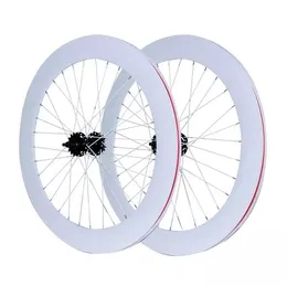 Bike Wheels Tractwa Fixie Bike Flip-Flop Wheel Rim High 70 mm Przedni Tylny 32H HUB Pojedynczy prędkość rowerowa kół