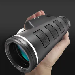 Telescope Binoculars 40X Zoom HD Portab Military Powerful Binoculars Long Range Professional Tescope Monocular Spyglass Low Night Vision Hunting HKD230627