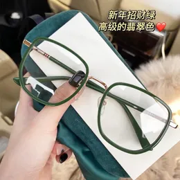 Montatura per occhiali Occhiali quadrati oversize per donna Uomo TR90 Verde Rosso Grigio Nero Blocco ottico Luce blu 230628