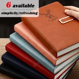 Pens Thick Notebook A5,travelers Journals School Office Meeting Record Note 416pages Planner Notepad Diary Handbook Agenda 2023/2024