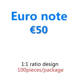 Banknot Çubuğu Ve Film Pretend Prop 50 Kopya Kağıdı Para Euro En İyi 100 adet/paket 03 Ggncv