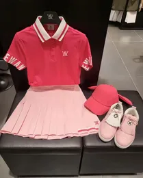Andra sportvaror Sydkoreas Original Single Summer Golf Ladies Clothing Shortsleeved Tshirt Sports Casual Collar Shirt 230627