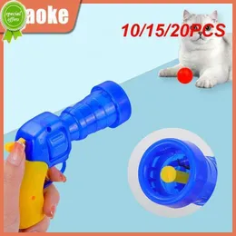 New 10/15/20PCS Funny Cat Toys Toy Ball Training Toy Pet Toy Colorful Cat Teaser Stick Interactive Durable