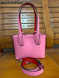 Bolsas femininas rebitadas de tamanho pequeno contendo luxos Bolsas femininas de grife com rabiscos Bolsas de couro genuíno compostas Bolsas de ombro