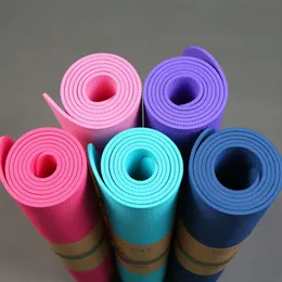 TPE YOGA MAT ANTISKID FITNESSマットが広がり、厚くなったロープスキップマットダンスマットチルドレンヨガマット