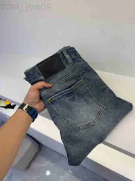 Mäns jeans designer vår/sommar 2023 Ny jean högkvalitativ bekväm elastisk kraft mode klassisk blå jeans dnvd