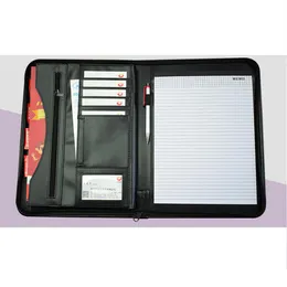 Folder 1PC A4 wielofunkcyjny biznes Zipper Manager Folder Spot PU Folder pakiet danych umowy