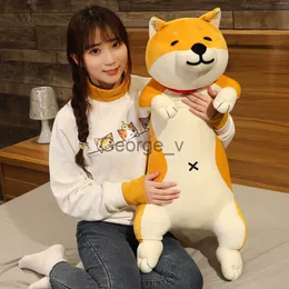 ぬいぐるみのぬいぐるみ60120cmかわいいシバ犬犬猫のぬいぐるみおもちゃぬいぐるみ長い動物睡眠