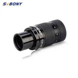 망원경 쌍안경 SVBONY 줌 Tescope 접안 렌즈 1.25'' 7mm ~ 21mme 완전 멀티 코팅 6-4 그룹 광학 연속 줌 SV135 HKD230627