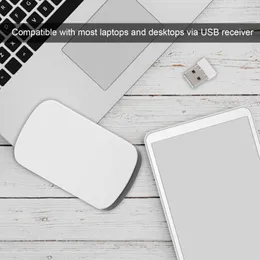 Pedler Dokunmatik Pad Switch Kablosuz Bilgisayar Fare 1200 DPI USB Optik 2.4G Alıcı PC Dizüstü Bilgisayar için Süper İnce Fare