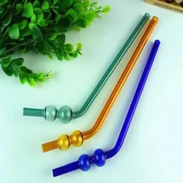 Fabbricazione di pipe in vetro Narghilè soffiato a mano Bong Cannuccia di vetro zucca colorata